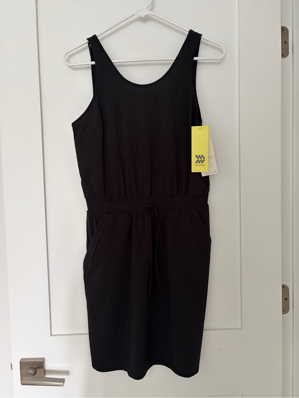 all in motion Black Sleeveless Mini Dress